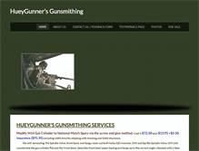 Tablet Screenshot of hueygunner.com